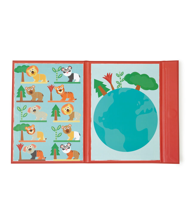 Scratch Scratch - EduLogic Book: Mix&Match/DIERENWERELD 18,2x25,6x1,3cm (gesloten), 51,5x25,6x1cm (open), magnetisch, 3+