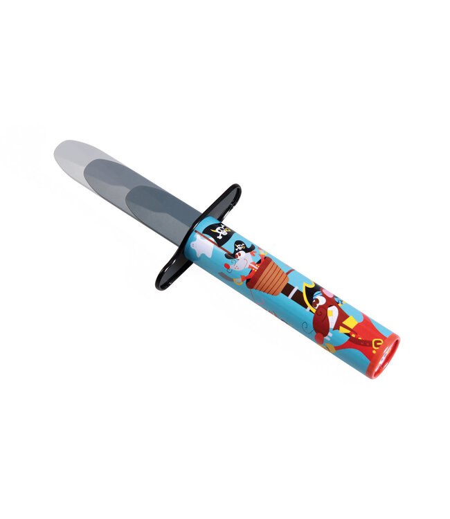 Scratch Scratch - Classics: DOLK / PIRAAT 22cm, met intrekking van lemmet, plastiek en metaal, in display, 3+