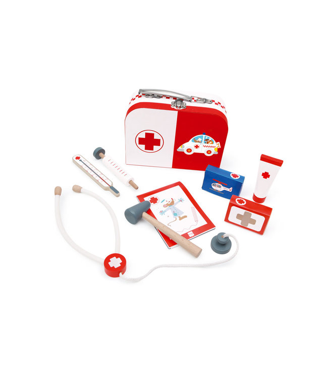 Scratch Scratch - Classics: DOKTERSTASJE 19x14x7cm, met 8 stuks, 3+