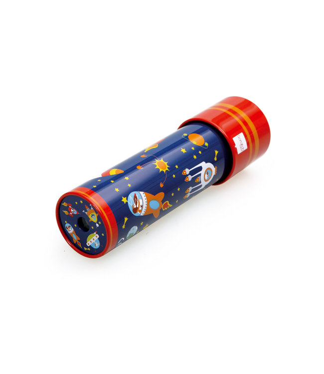 Scratch Scratch - Classics: CALEIDOSCOOP / RUIMTE 5x5x18cm, in metaal, in display, 3+