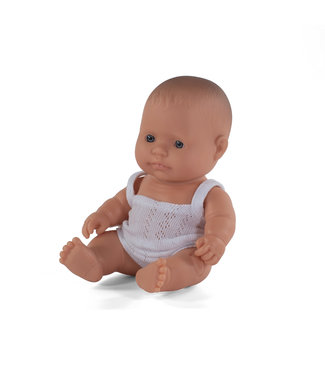 Miniland Miniland - BABYPOP EUROPEES MEISJE 21cm, met vanillegeur, waterdicht, anatomisch correct, in vinyl, in geschenkdoos. Made in Spain, 10m+