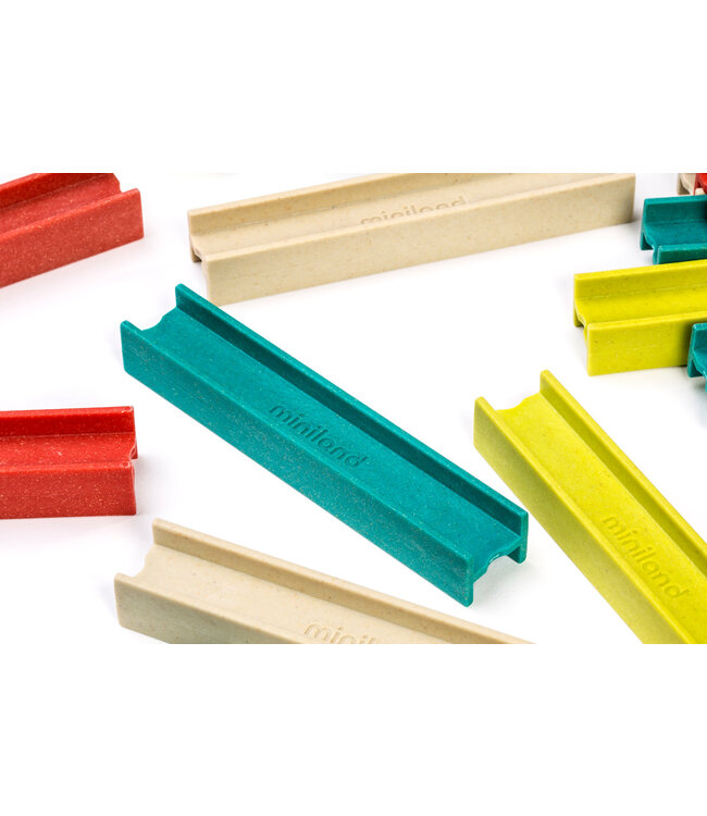 Miniland Miniland - BOUWSET 15x21x15cm, STEM, 32-delig, balkje 6x3cm, in zakje, 2+