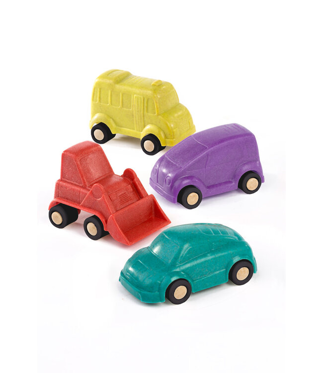 Miniland Miniland - MINIMOBIEL 9cm, 4-delig, doos 9x21x9cm, 18m+