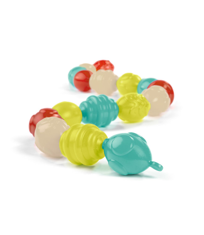 Miniland Miniland - MIJN EERSTE BLOKKEN Maxichain 7cm, 16-delig. Made in Spain, in koffer,  18m+