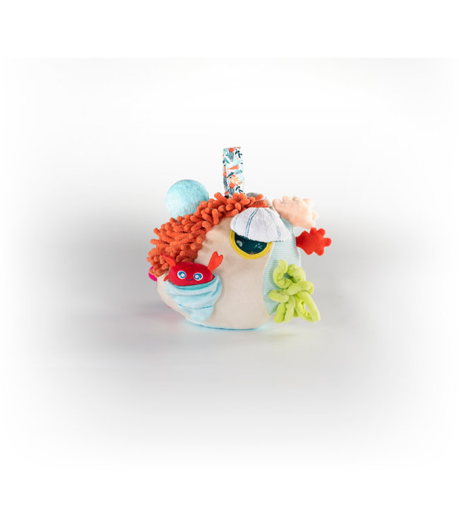 Miniland Miniland - ACTIVITEITENSPEELTJE, met verwijderbare rammelaar en  ophangriempje, 0+