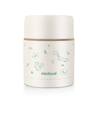Miniland Miniland - VOEDSELTHERMOS EEKHOORN 600ml, ecofriendly collectie