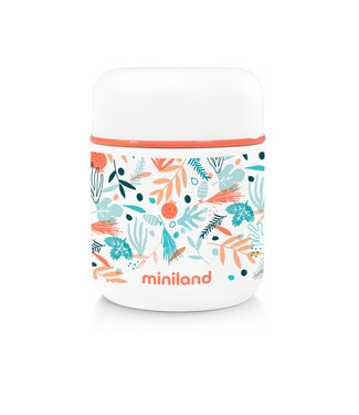 Miniland Miniland - VOEDSELTHERMOS 280ml, met isotherme zak, mediterraanse collectie, BPA  vrij