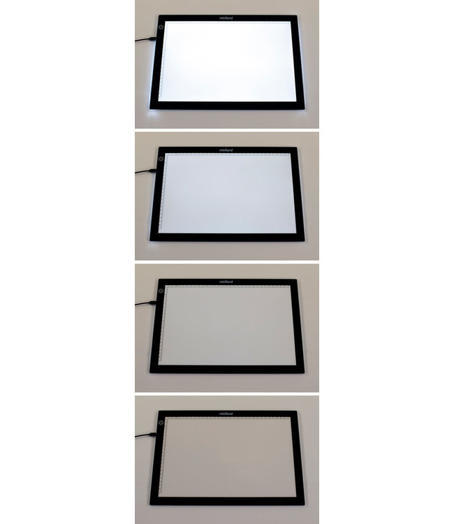 Miniland Miniland - A4 LIGHTPAD 36x27x0,5cm, met microUSB kabel, 3+