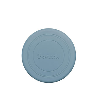 SCRUNCH Scrunch - FLYER eendenei blauw diam.18x0,5cm, opvouwbaar, 100% siliconen,  recycleerbaar, 3+