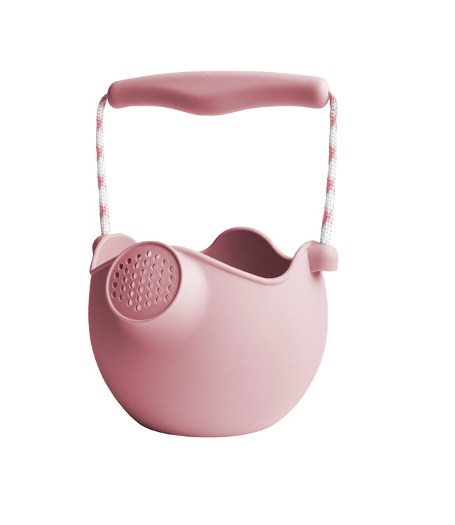 Scrunch Scrunch - GIETER oud roze diam.12x10cm, handvaten met touw, opvouwbaar, 100% siliconen, recycleerbaar, 12m+