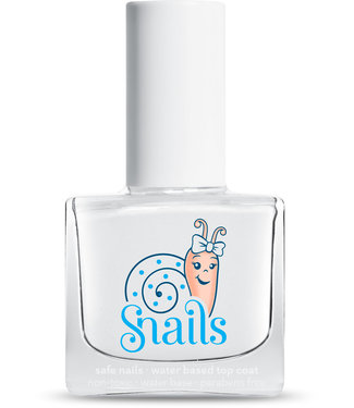 Snails Snails - Nagellak 10,5ml: TOPCOAT NATURAL, afwasbaar