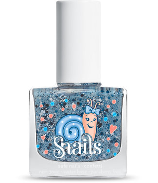 Snails Snails - Nagellak 10,5ml: TOPCOAT CONFETTI, afwasbaar