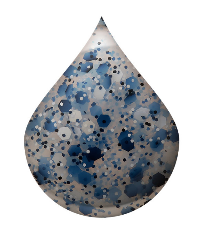 Snails Snails - Nagellak 10,5ml: TOPCOAT CONFETTI, afwasbaar