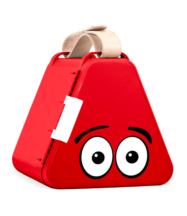 Trunki Trunki - TEEBEE Trunki Rood - Kids Travel Toy Box, bevat een leuk activiteitenboekje, kleurpotloden en stickers, in doos 15,5x18x18cm,Â 3+