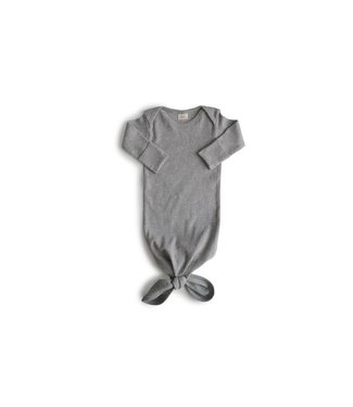 Mushie Mushie - Baby Gown - Gray Melange