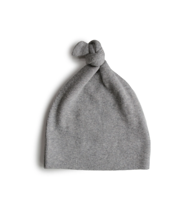 Mushie Mushie - Baby Beanie - Gray Melange