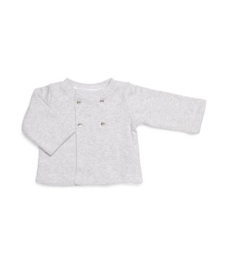 Poetree Kids Poetree Kids - Gilet - Grijs Melange Met Knoopjes