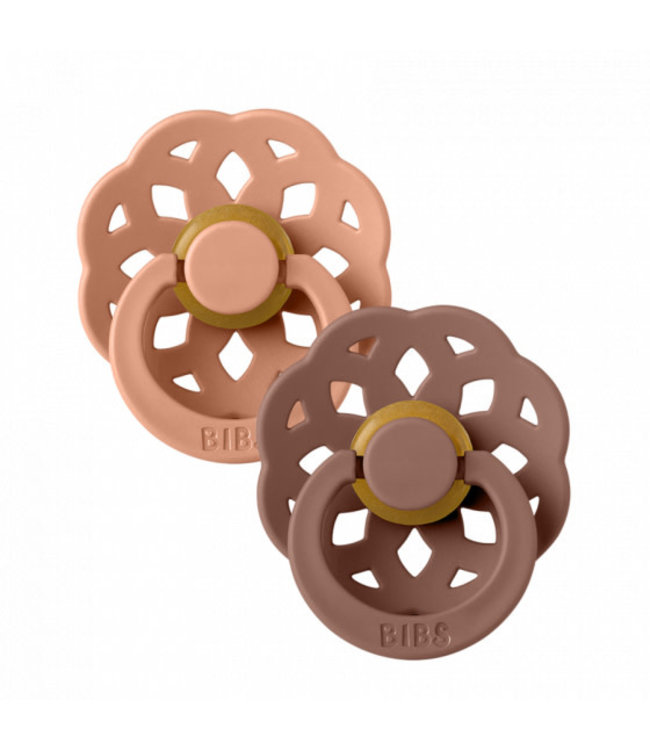 Bibs Bibs - Boheme T1 Latex - Peach/Woodchuck 2-Pack