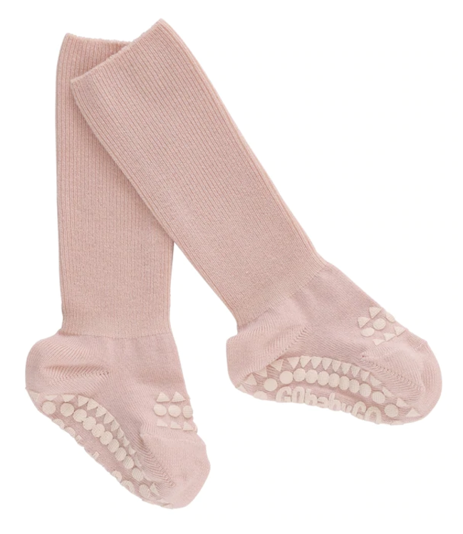 Go Baby Go Go Baby Go - Non-Slip Bamboo Socks - Soft Pink