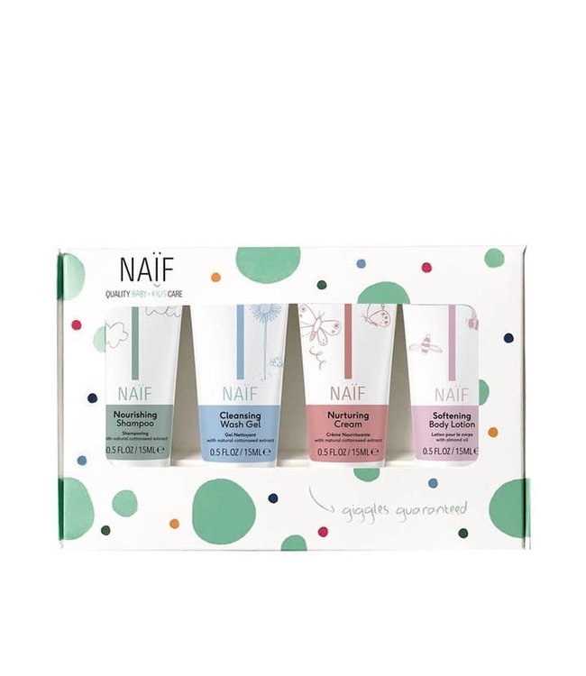 Naif Naif -  The Mini Set (4x travel size product 15ml)  Box