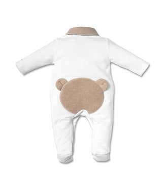 First First - rompersuit   FIRST TEDDY ESSENTIALS BEIGE white-beige