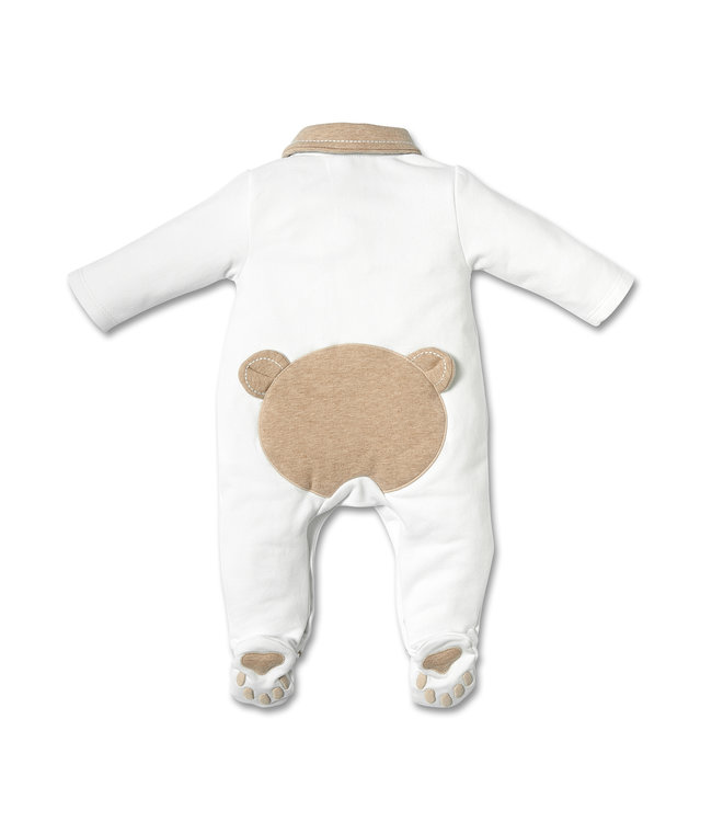 First First - rompersuit   ORSO ESSENTIALS BEIGE white-beige
