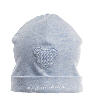 First First - bonnet   FIRST TEDDY ESSENTIALS AZZURO azzuro