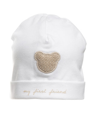 First First - bonnet   FIRST TEDDY ESSENTIALS BEIGE white-beige