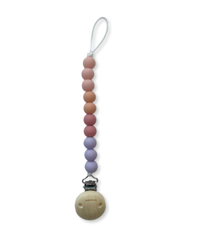 Chewies & More Chewies&More - Clip Silicone Beads - Ombre Pastel Purple Limited