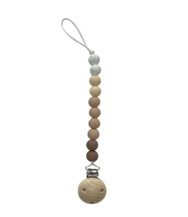 Pericles Pericles - Clip Silicone Beads Ombre Brown