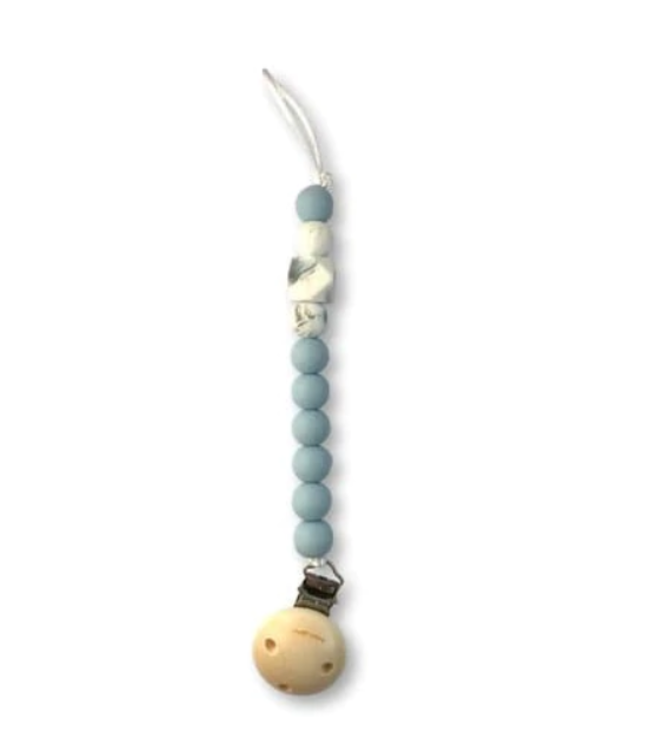 Chewies & More Chewies&More - Clip Silicone Beads - Baby Blue