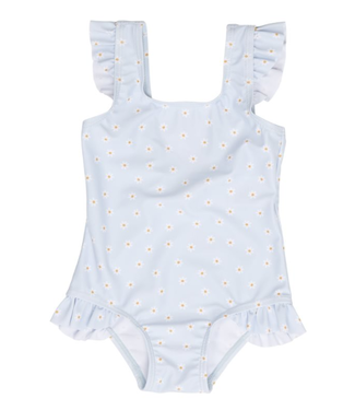 Little Dutch Little Dutch - Swimsuit Ruffles - Daisy Blue