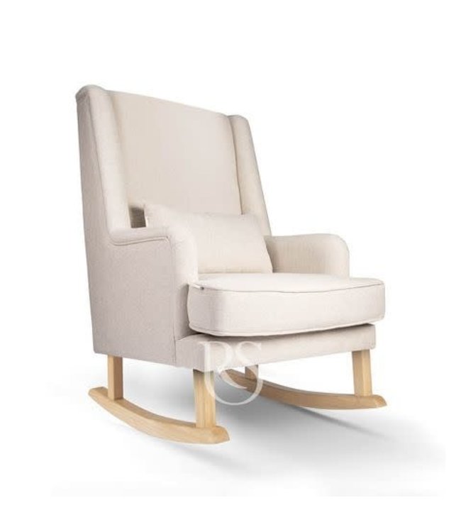 Rocking Seats Rocking Seats - Bliss Rocker - natural linen beige, natural legs