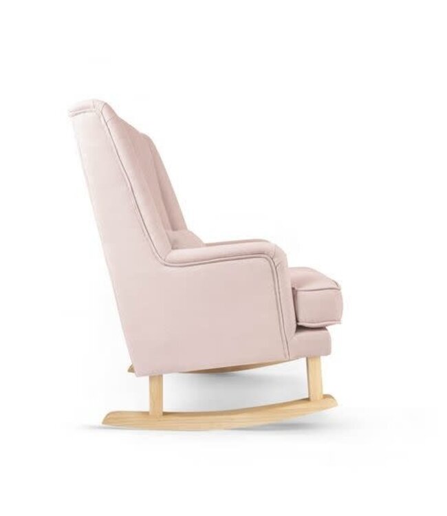 Rocking Seats Rocking Seats - Bliss Rocker - blush pink, natural legs
