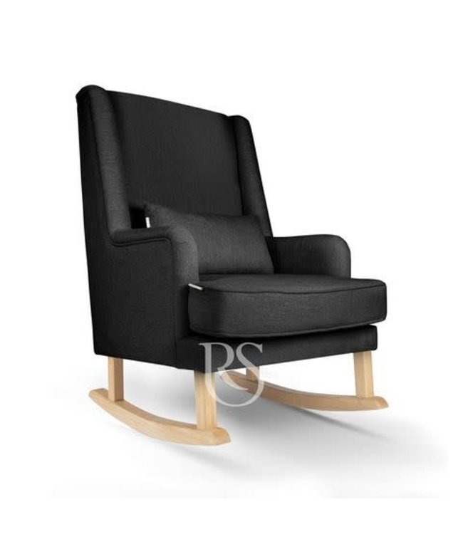 Rocking Seats Rocking Seats - Bliss Rocker - anthracite grey, natural legs