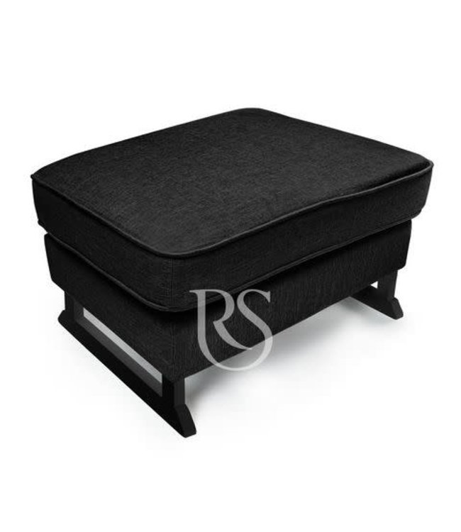 Rocking Seats Rocking Seats - Bliss Footstool - anthracite grey, black legs