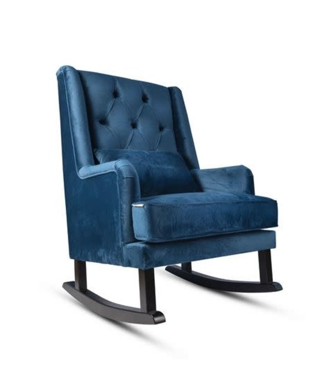 Rocking Seats Rocking Seats - Royal Rocker velvet petrol blue, black legs
