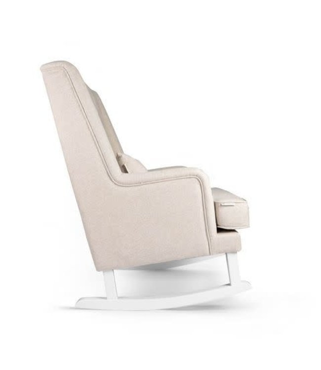 Rocking Seats Rocking Seats - Crystal Royal Rocker naturel linen beige, white legs