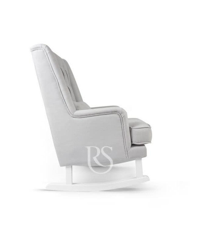 Rocking Seats Rocking Seats - Crystal Royal Rocker silver grey, white legs