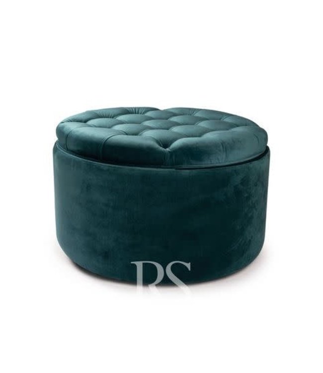 Rocking Seats Rocking Seats - Royal Storage Box velvet esmerald Green