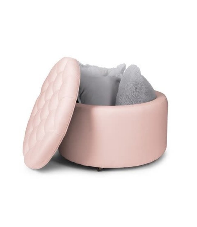 Rocking Seats Rocking Seats - Royal Storage Box blush pink, metal wheels