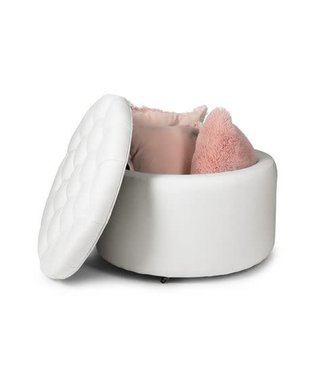 Rocking Seats Rocking Seats - Royal Storage Box - snow white, metal wheels