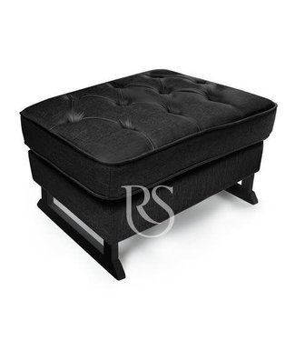 Rocking Seats Rocking Seats - Royal Footstool - anthracite grey, black legs