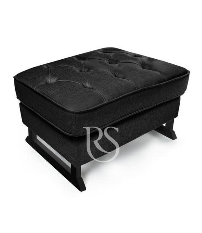 Rocking Seats Rocking Seats - Royal Footstool - anthracite grey, black legs