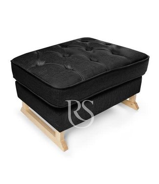 Rocking Seats Rocking Seats - Royal Footstool anthracite grey, natural legs