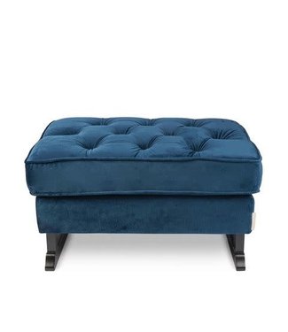 Rocking Seats Rocking Seats - Royal Footstool velvet petrol blue, black legs