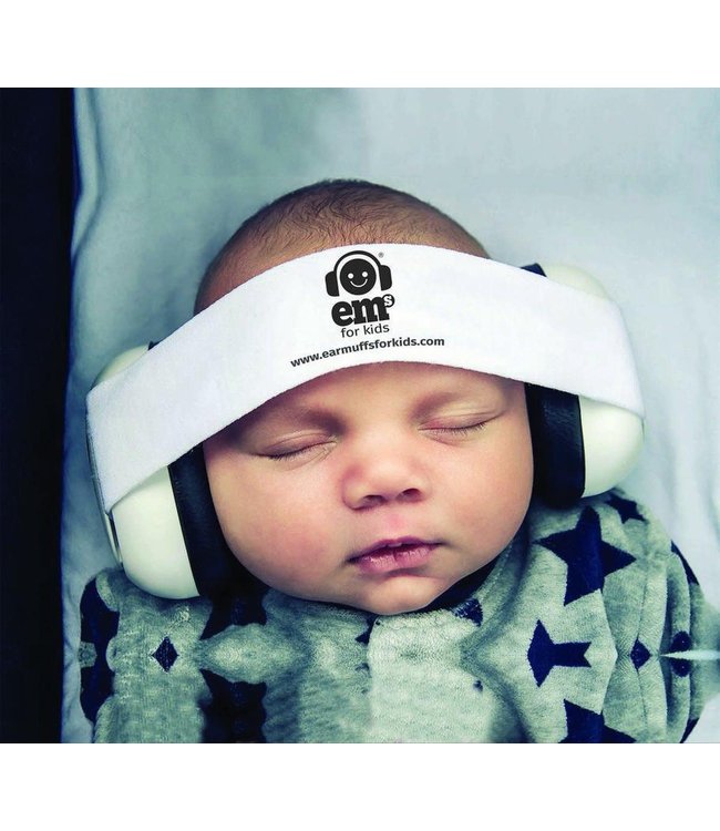 Em's For Kids Em's for Kids - Baby Gehoorbeschermers White/ White 0-18 m