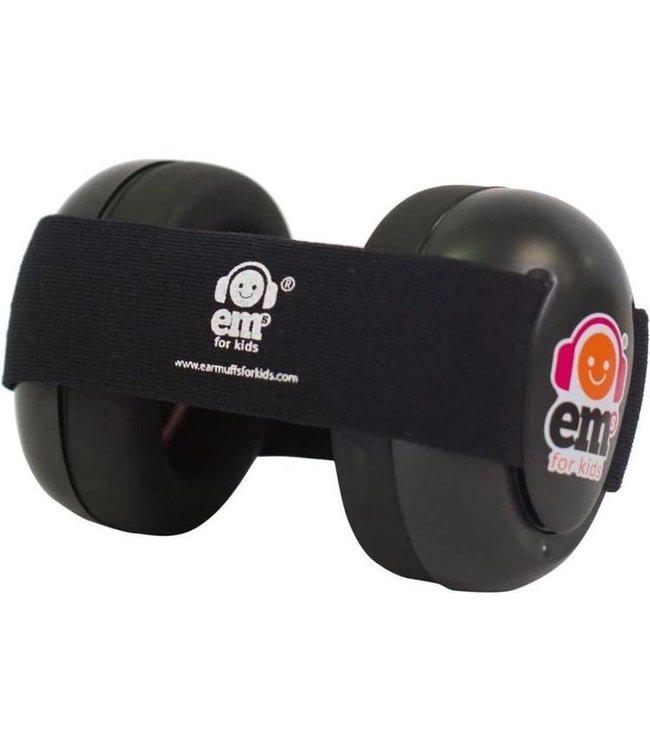 Em's For Kids Em's for Kids - Baby Gehoorbeschermers Black/ Black 0-18 m