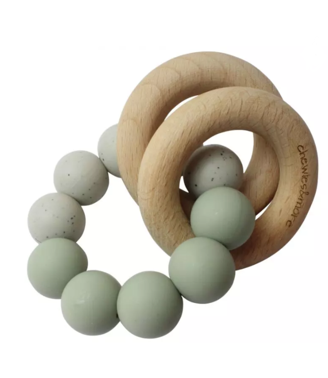 Chewies & More Chewies&More - Basic Rattle - Sage/Grey Gritt