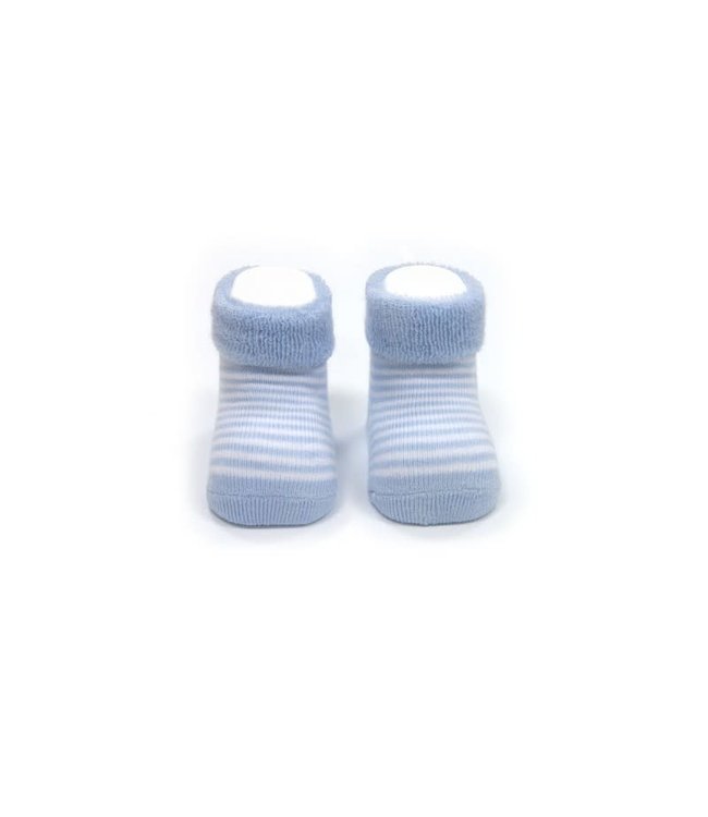 Mamelou Cambrass - sokjes doos blauw gestreept - 1-6 maanden